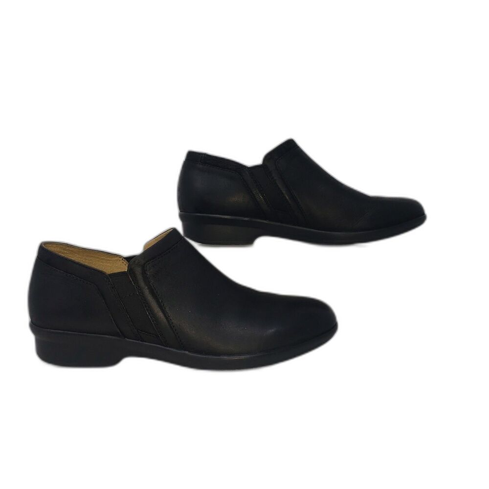 Dansko Shoes Womens Size 8.5 EU 39 Black Leather Slip On Comfort Work Loafers